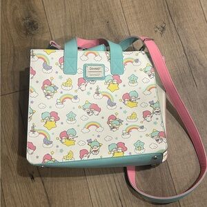 Loungefly Sanrio Little Twin Stars Rainbow Crossbody Bag